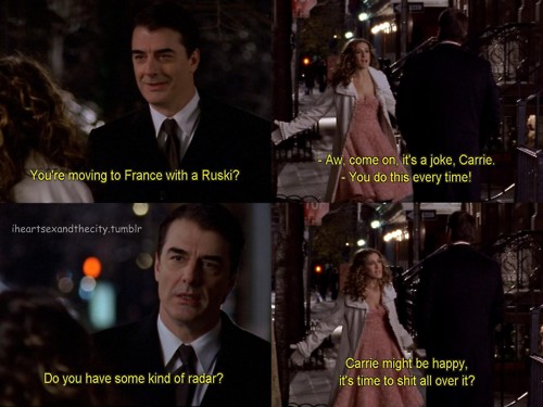Carrie And Mr Big Quotes.