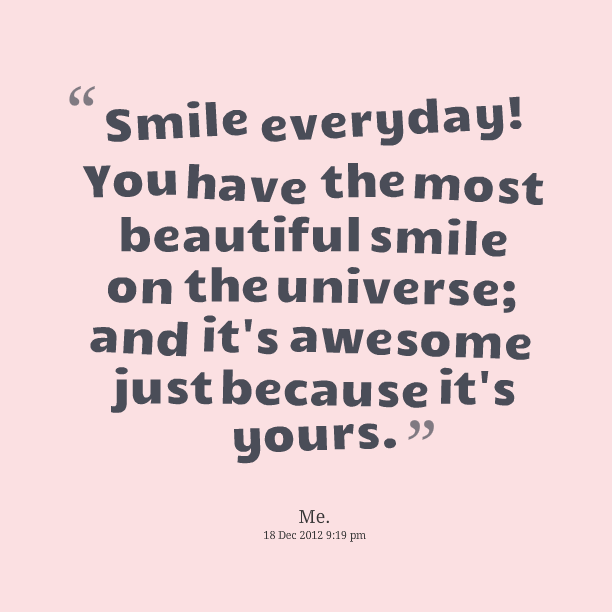 Amazing Quotes About Smiling. QuotesGram