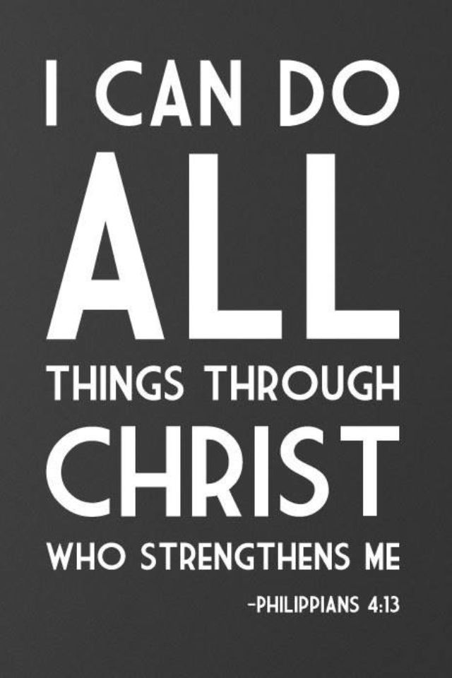Philippians 413 WEB 4K Wallpaper  I can do all things through Christ who