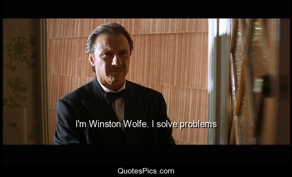 Mr Wolf Pulp Fiction Quotes. QuotesGram