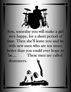 Hilarious Drummer Quotes. QuotesGram