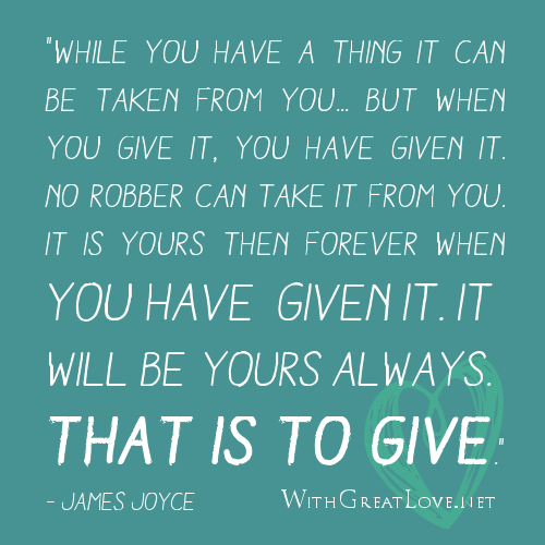 Inspirational Quotes About Giving. QuotesGram