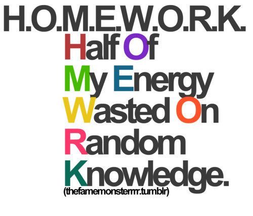 Homework Quotes That Are Funny. QuotesGram