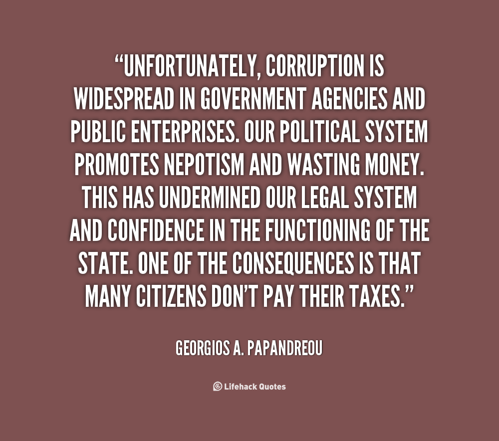 Corrupt Government Quotes. QuotesGram