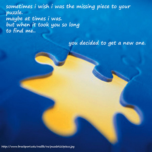 Quotes About Missing Puzzle Pieces. QuotesGram