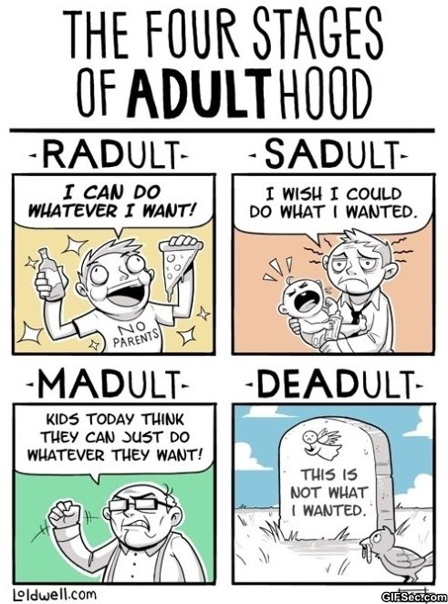 Funny Quotes About Adulthood. QuotesGram