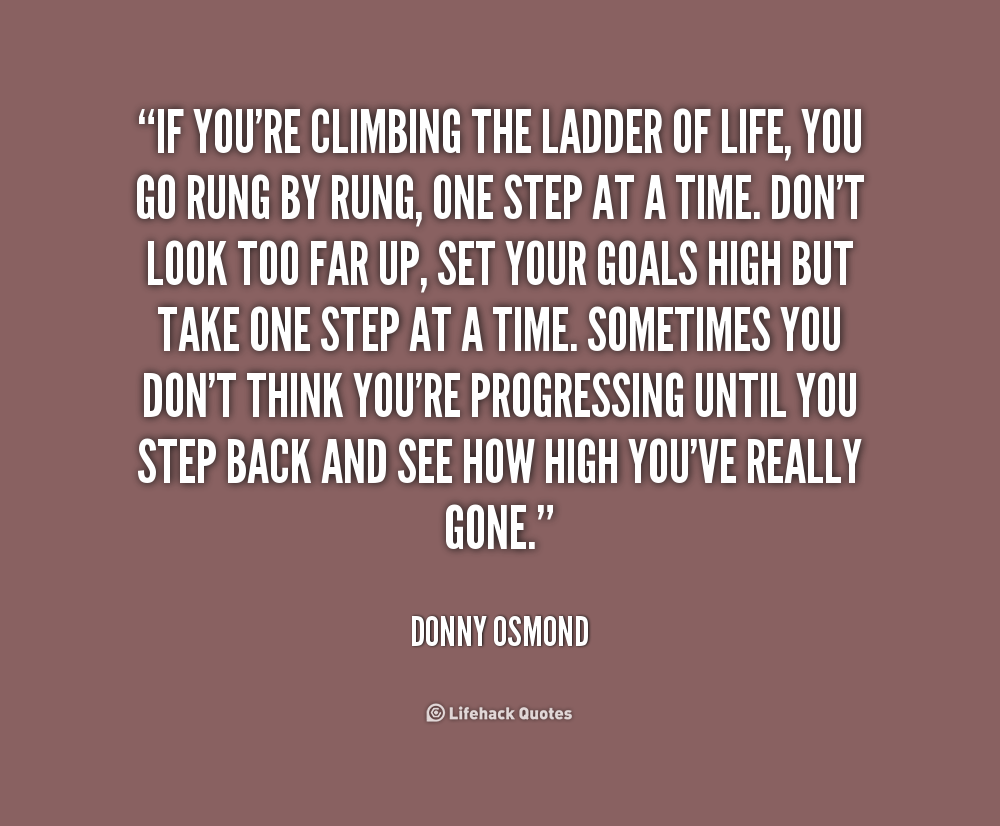 Quotes About Climbing The Ladder. QuotesGram