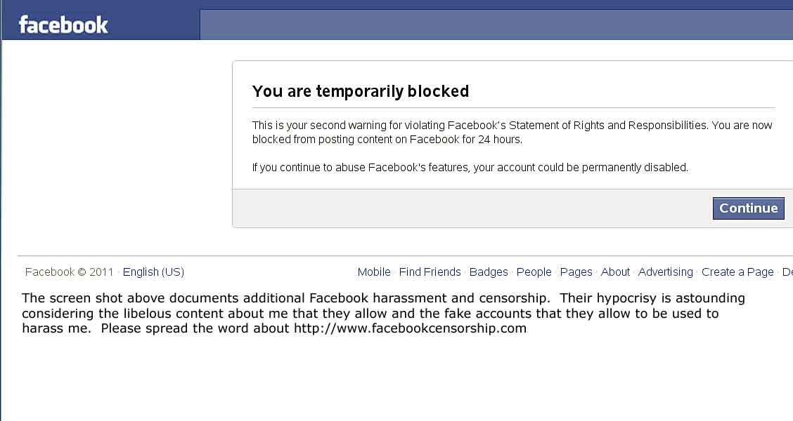 Blocked temporarily using from feature this you facebook re 