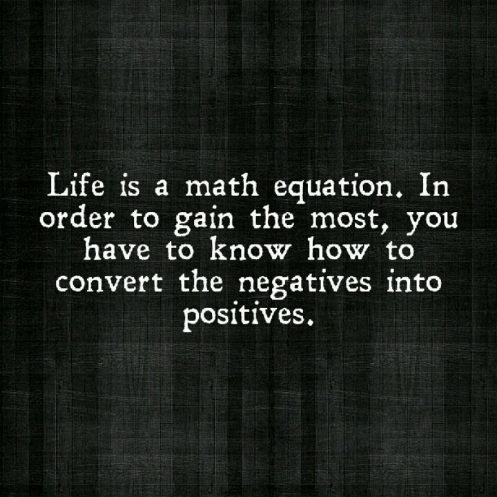 Math Equation Quotes Inspirational. QuotesGram