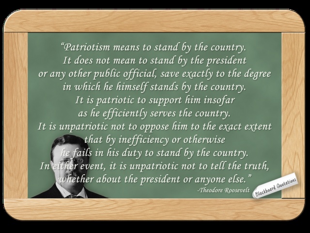 Patriotism Theodore Roosevelt Quotes. QuotesGram