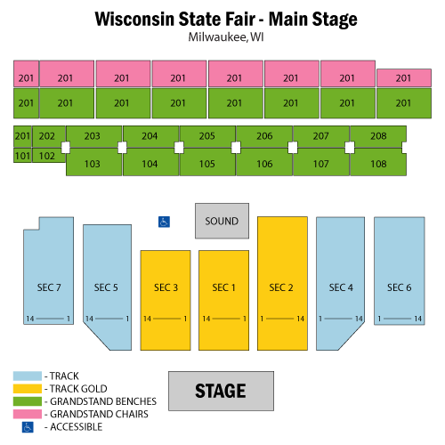 Delaware State Fair Concert Seating Chart