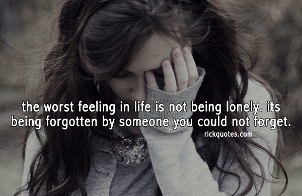 If you feel Lonely i could be Lonely. Which Video will help me not to feel Lonely. I feel a life