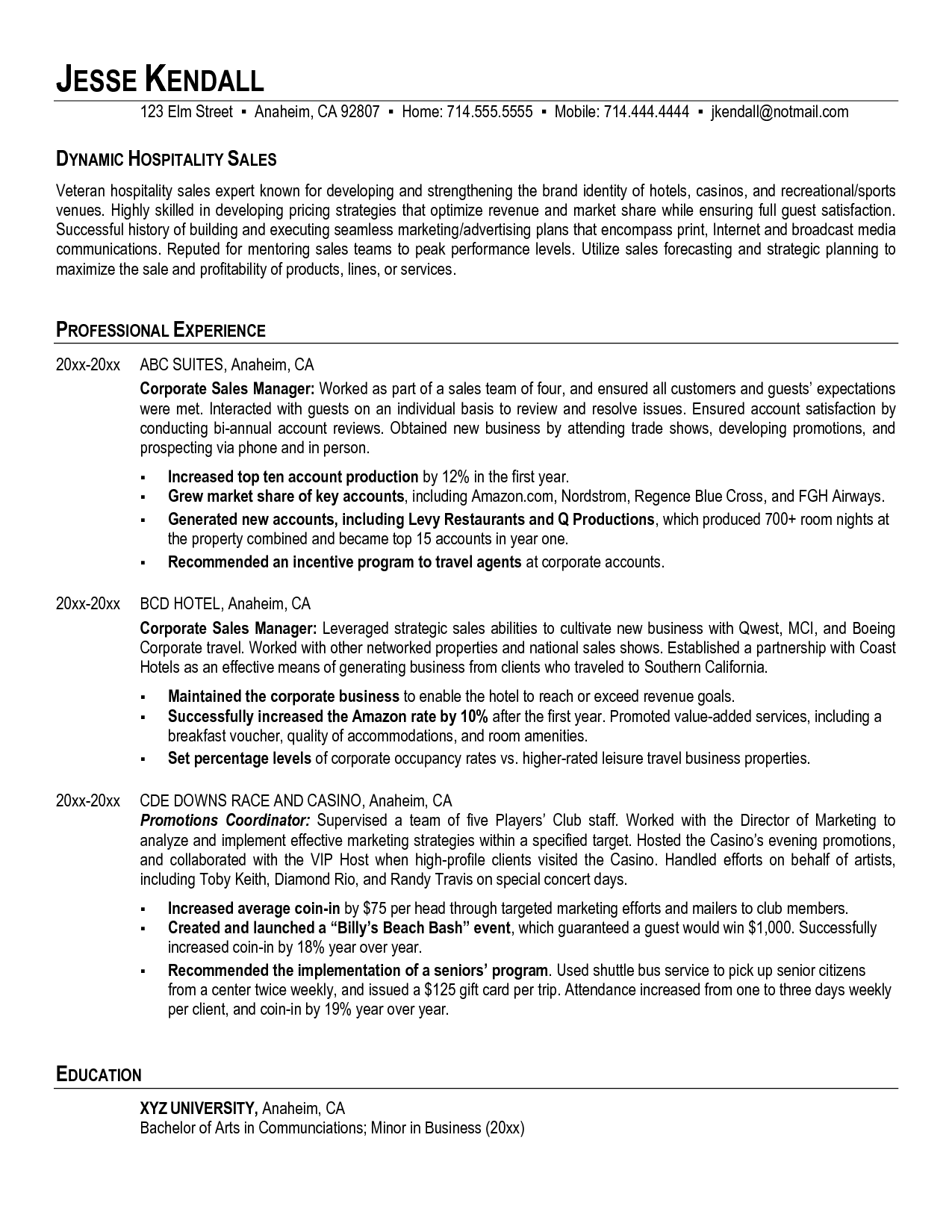 examples of resume in sentences