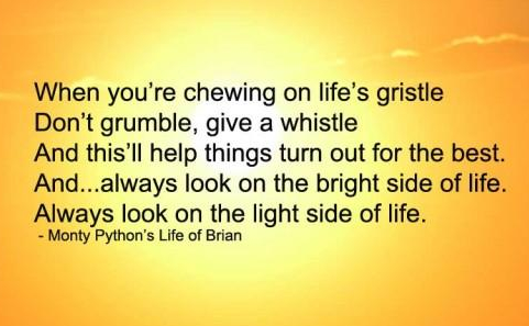 Funny Looking At The Bright Side Quotes Quotesgram