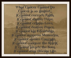 Inspirational Quotes For Cancer Families. QuotesGram