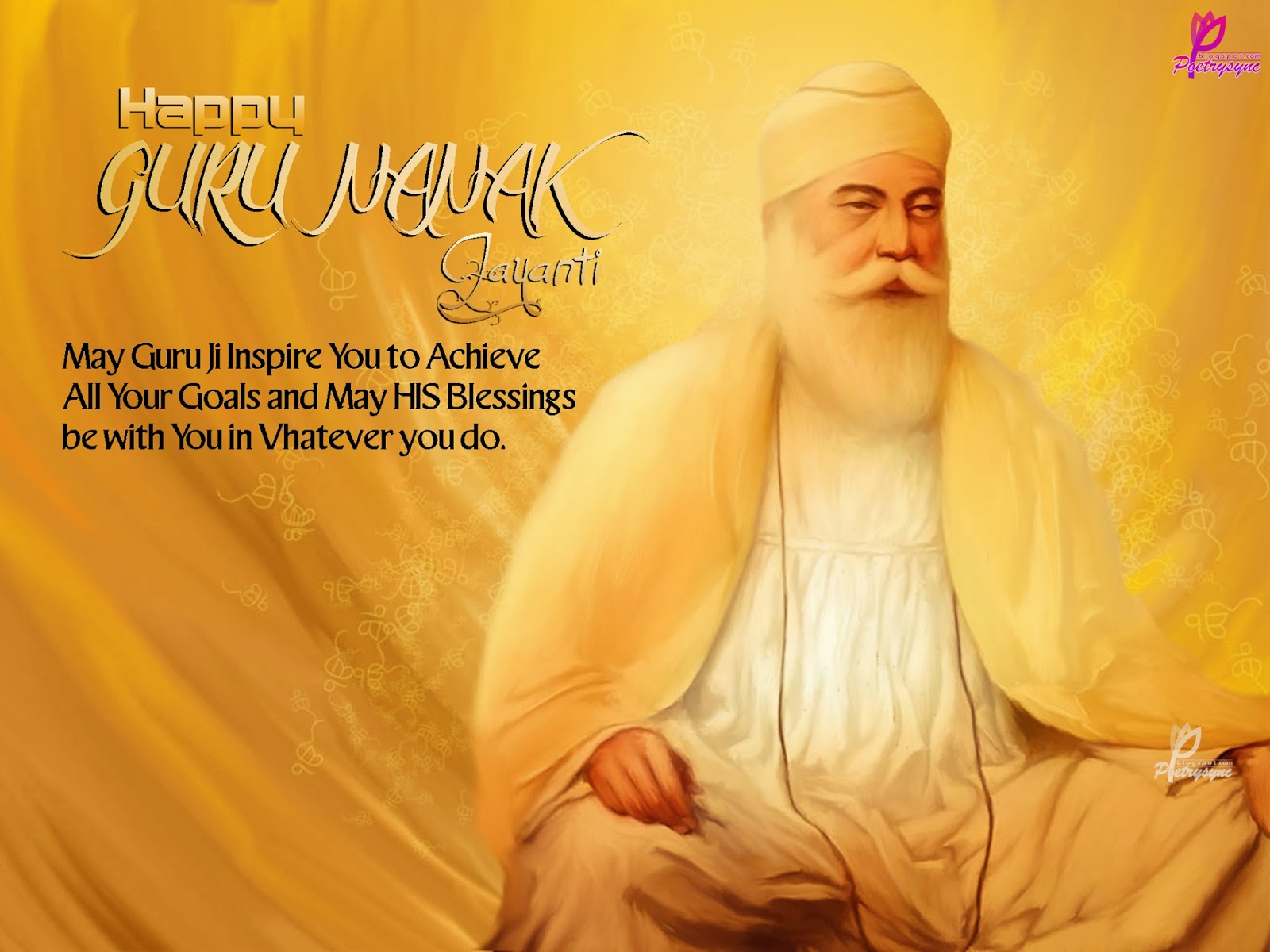 1904693645 Guru Nanak Jayanti SMS and Quote Card Wishes Wallpaper and Greetings