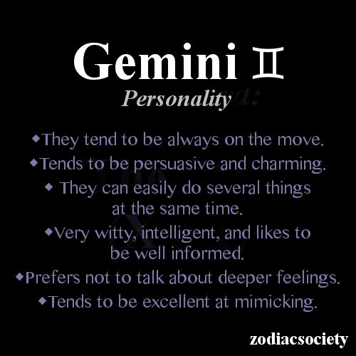 Gemini Personality Quotes QuotesGram