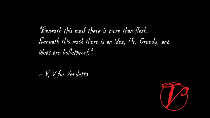 V For Vendetta Speech Quotes Quotesgram