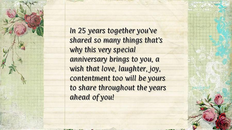 25th Anniversary Quotes For Wife Quotesgram 25th Anniversary Quotes For Wife Quotesgram