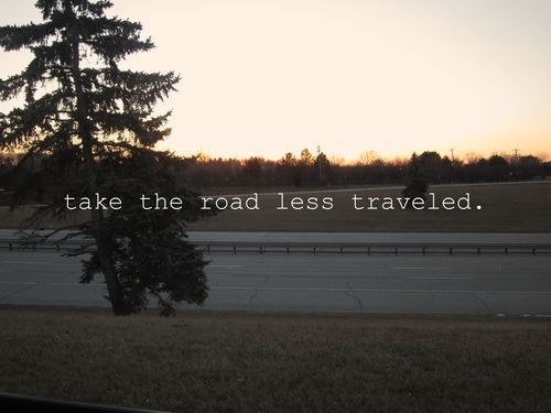 Follow The Road Less Traveled Quotes. QuotesGram