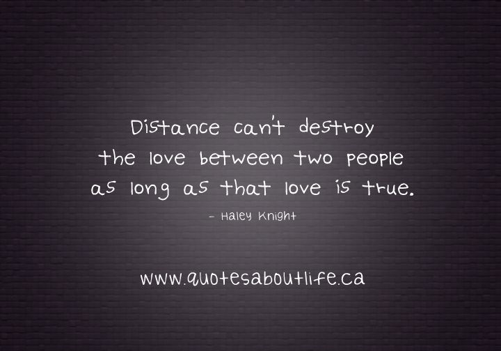 Quotes About Distance Between Family. QuotesGram