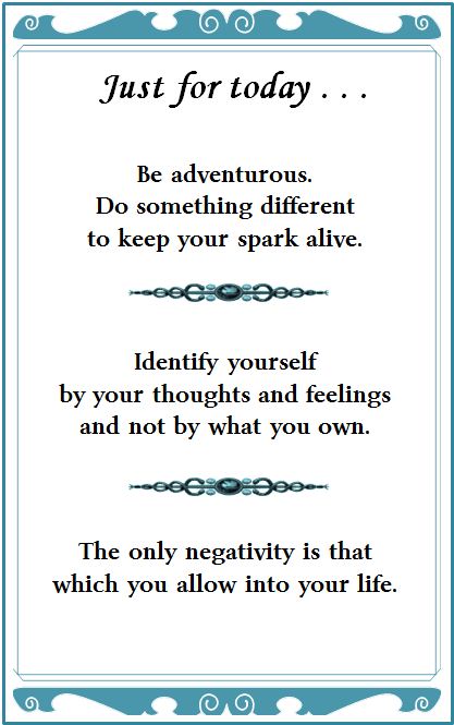 Just For Today Quotes. QuotesGram Just For Today Quotes. QuotesGram