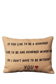 pillows with cute sayings