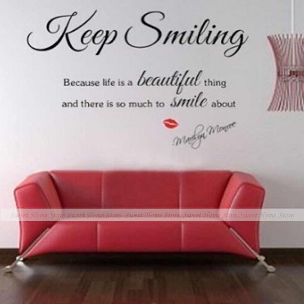 Marilyn Monroe Red Lips Quote