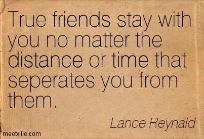 Distance Quotes True Friends. QuotesGram