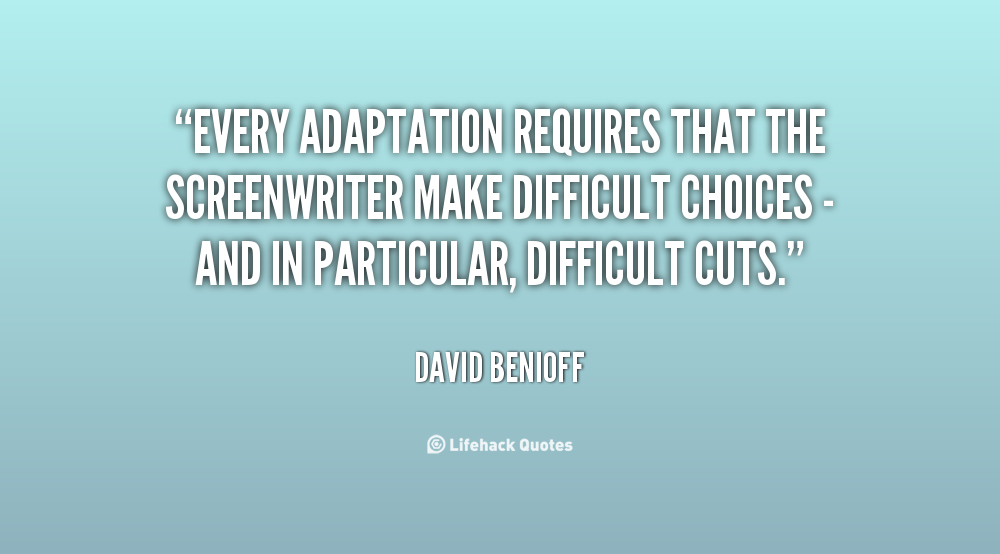 Adaptation Quotes. QuotesGram