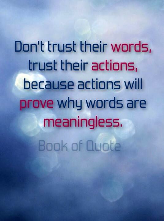 Quotes About Words And Actions. QuotesGram