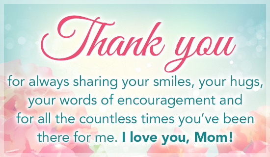 Thank You Mom Message Thank You Mother Quotes. Quotesgram
