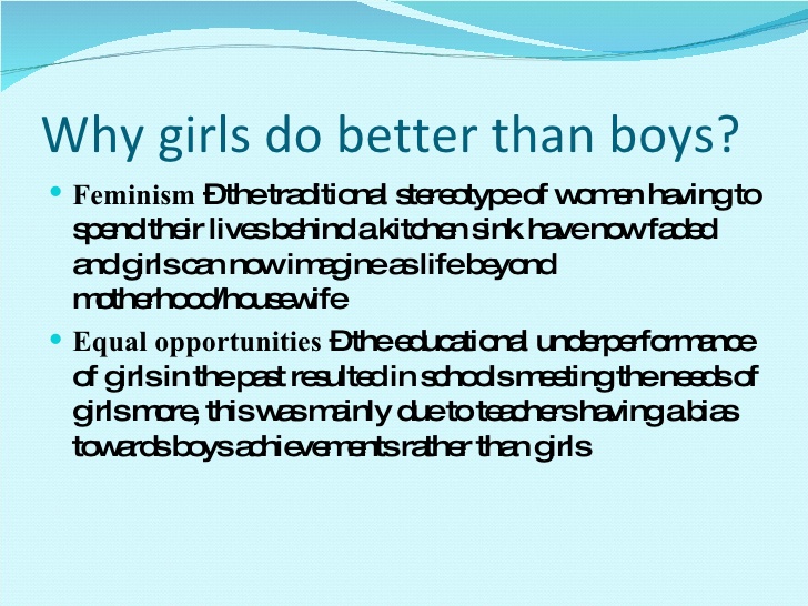 Girls are better