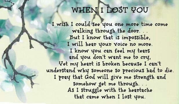 When I Lost You Quotes. QuotesGram