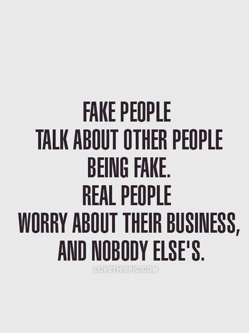 Famous Quotes About Fake People. QuotesGram