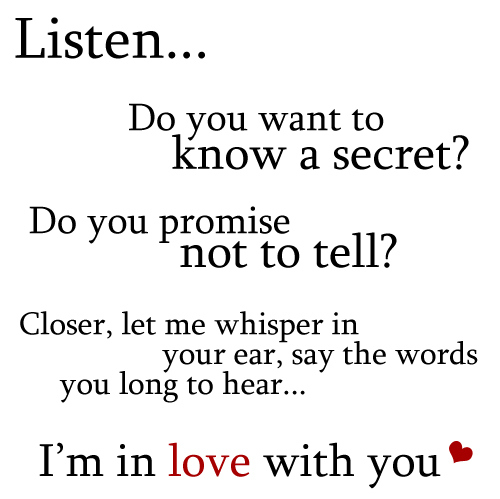 About secret relationships songs love 10 Confusion