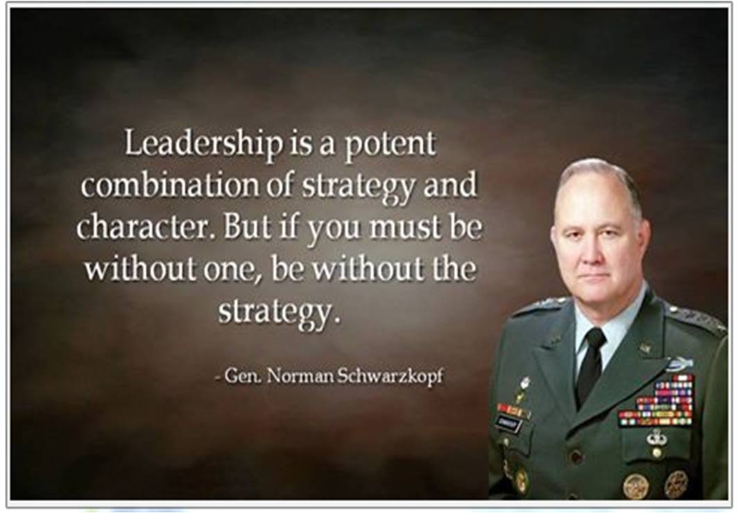 Norman Schwarzkopf Leadership Quotes. QuotesGram