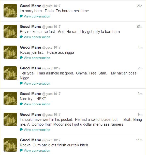 Gucci Mane Twitter Quotes Quotesgram Gucci Mane Twitter Quotes Quotesgram
