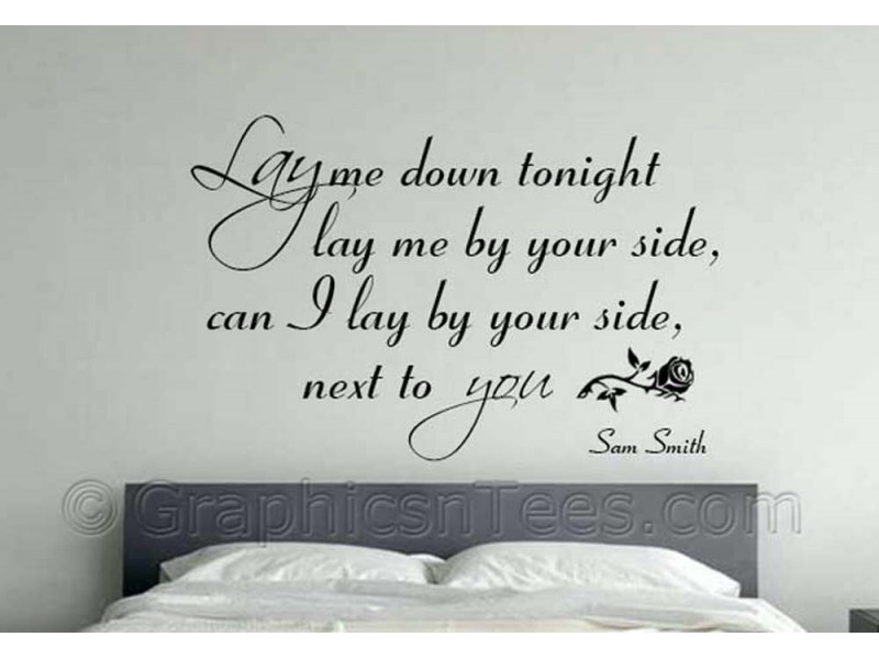 Song Sam Smith Lay Me Down Quotes Quotesgram
