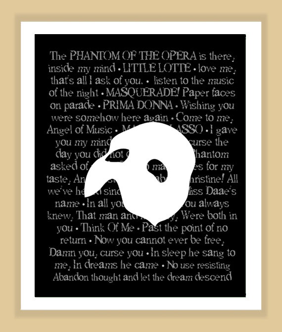 Phantom Of The Opera Quotes. QuotesGram