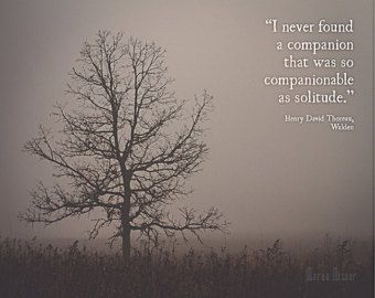 Solitude Thoreau Quotes. QuotesGram