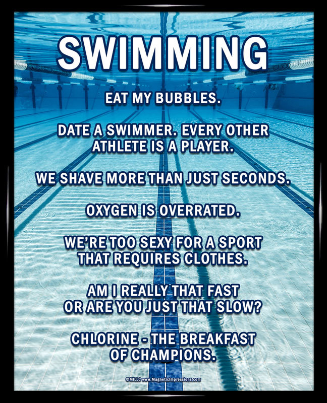 Swimming Quotes For Posters Quotesgram