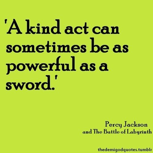 Inspirational Quotes From Percy Jackson. QuotesGram