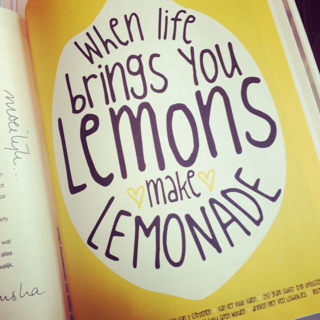 Quotes About Lemons And Lemonade. QuotesGram