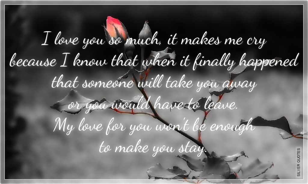 Deep Quotes That Make You Cry. QuotesGram