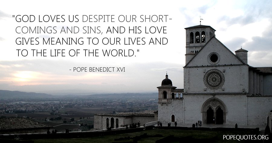 Pope Benedict Quotes On Love. QuotesGram
