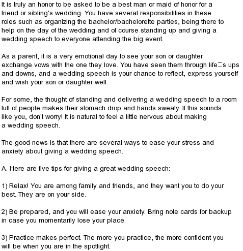 1569156863 Welcome Speech At Daughters Wedding