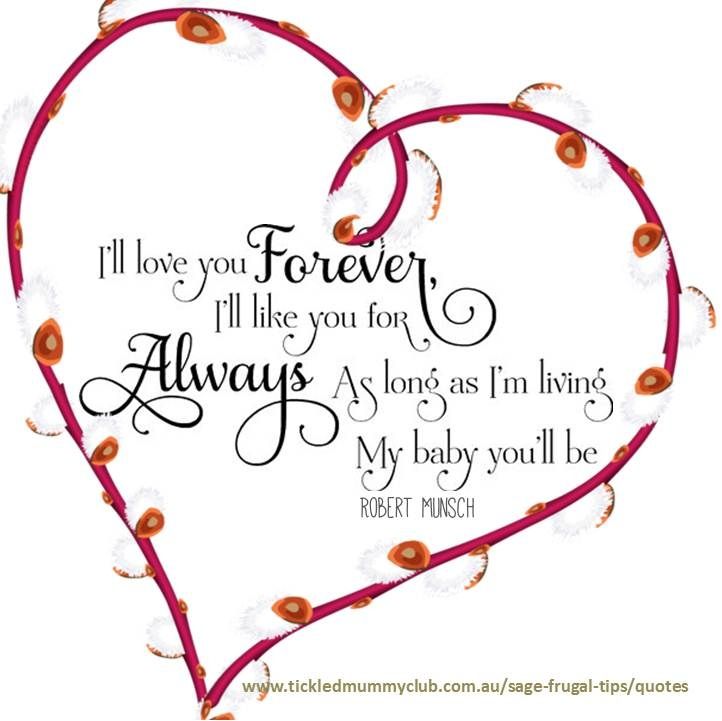 Love You Forever Book Quotes QuotesGram