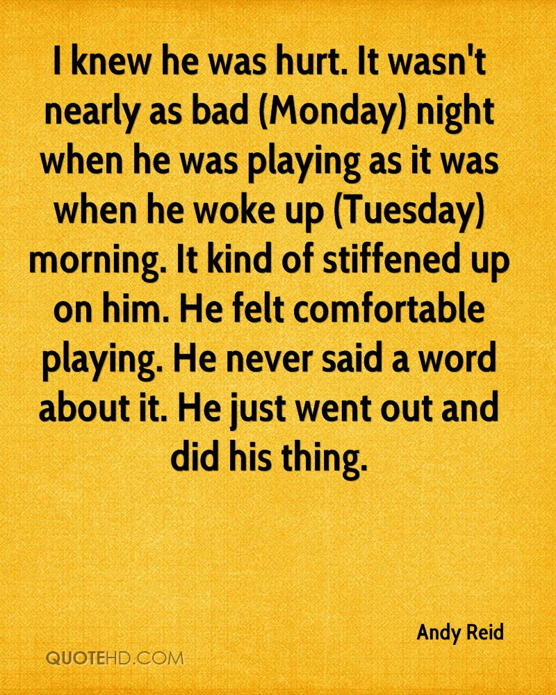 Andy Reid Resilience Quote