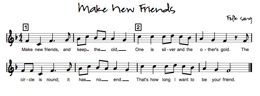 Песня i need New friend. Make Notes. Friends Song. Recorder Lesson.